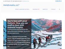 Tablet Screenshot of patinformatics.com